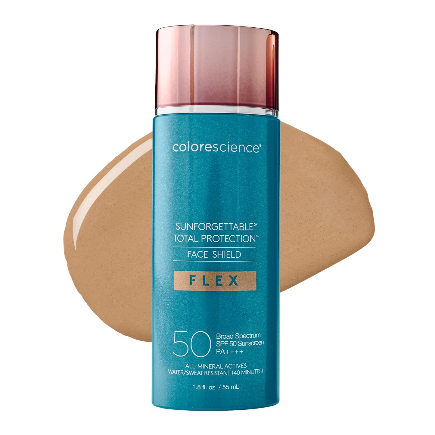 Colorescience FLEX Tinted Mineral Sunscreen SPF, Tone-Adapting Buildable Coverage with Zinc Oxide