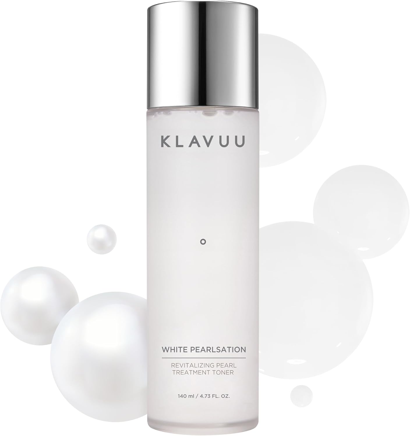 KLAVUU Hydrating Milky Toner with Pearl & Niacinamide – Facial Toner for Skin Glow, Wrinkle Care & Moisture Balance, Korean Skincare (4.76oz)
