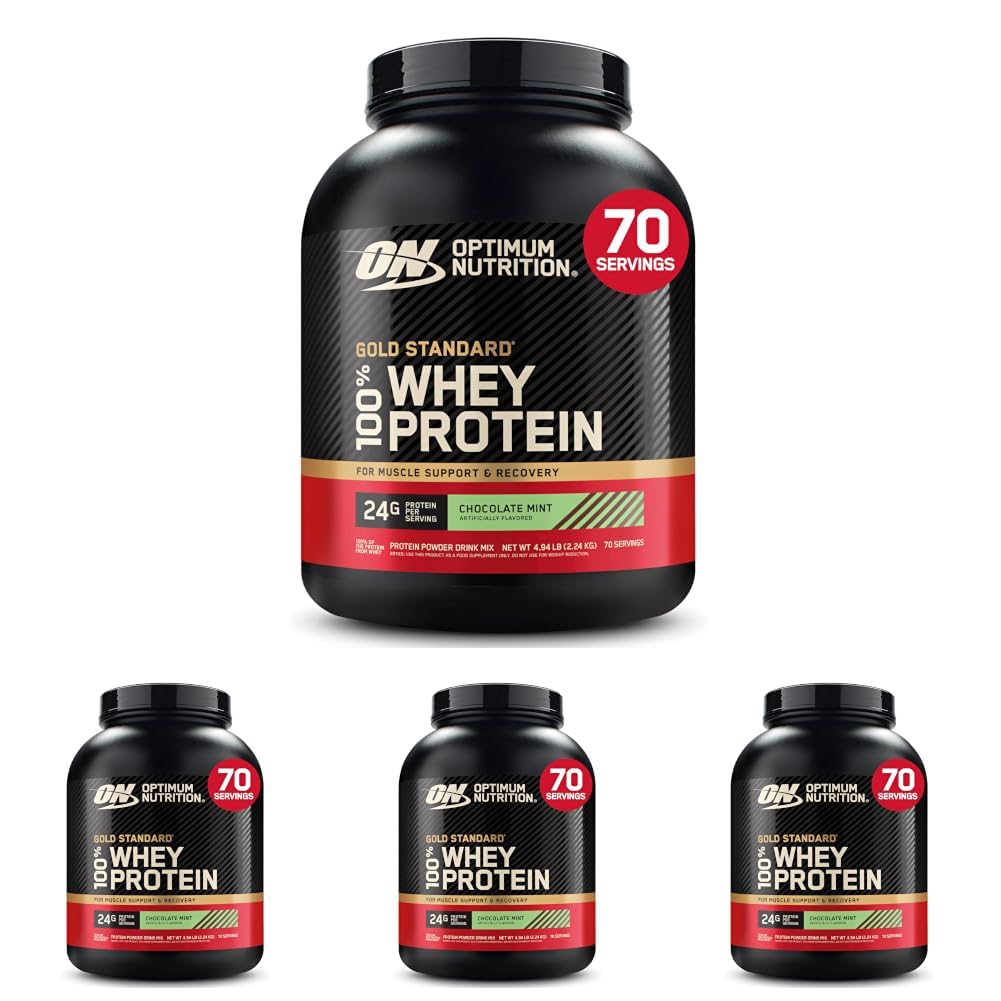 Optimum Nutrition Gold Standard Whey Protein, Double Rich Chocolate, 2 LB