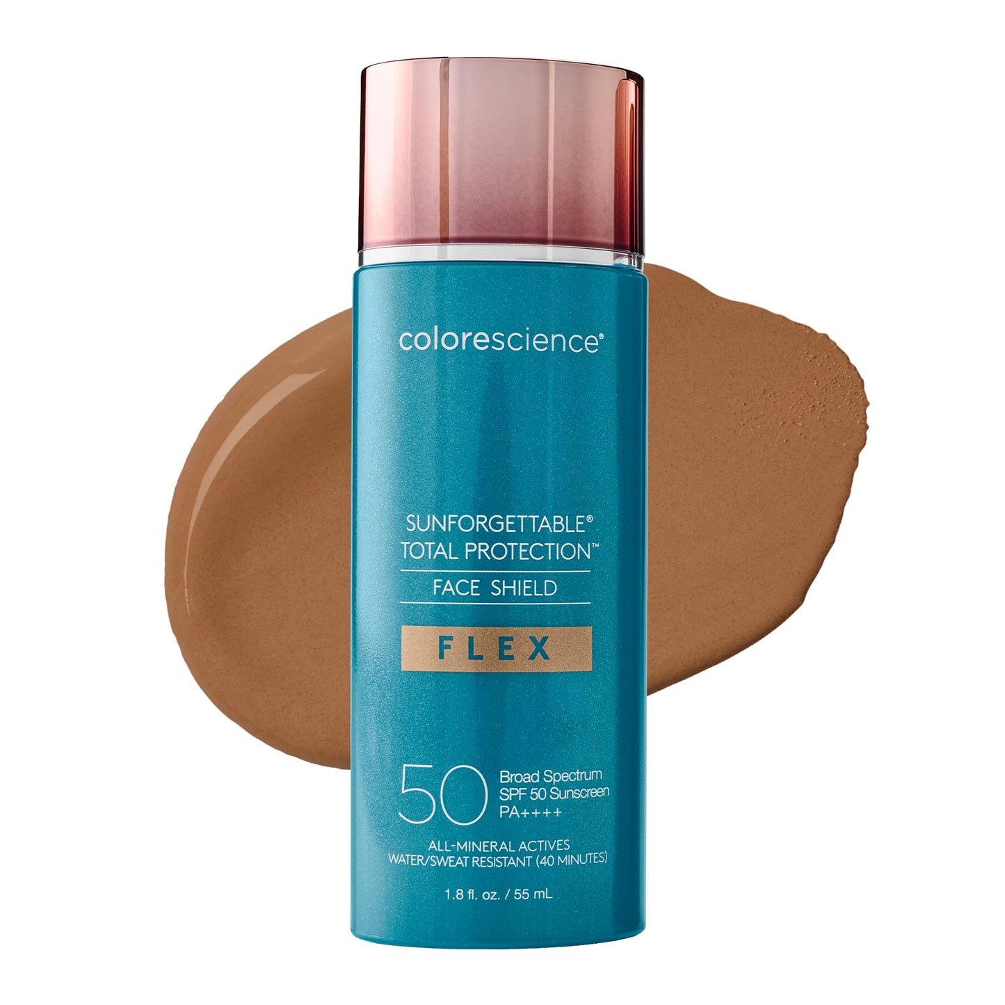 Colorescience FLEX Tinted Mineral Sunscreen SPF, Tone-Adapting Buildable Coverage with Zinc Oxide