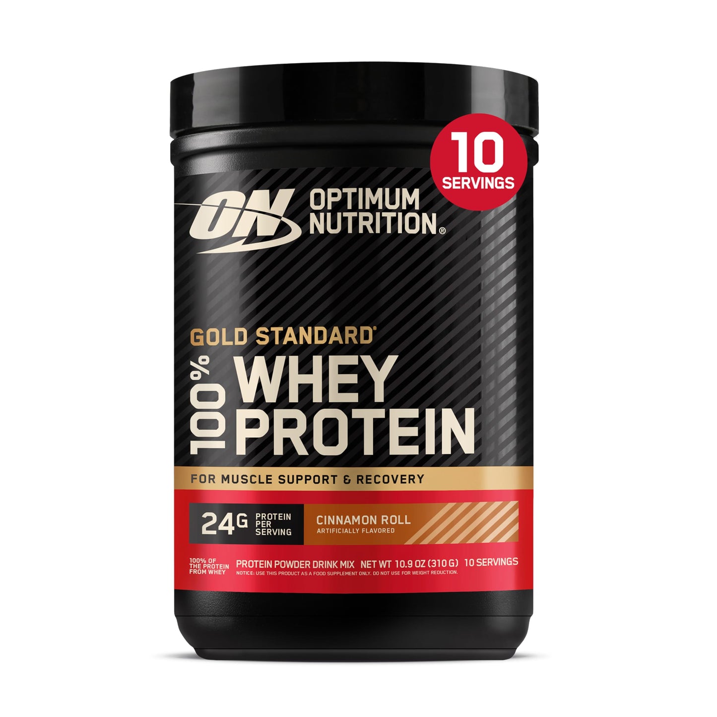 Optimum Nutrition Gold Standard Whey Protein, Double Rich Chocolate, 2 LB