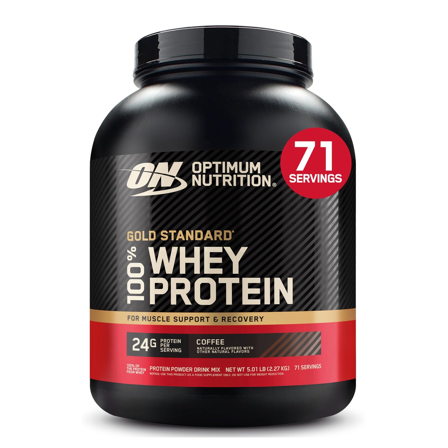 Optimum Nutrition Gold Standard Whey Protein, Double Rich Chocolate, 2 LB