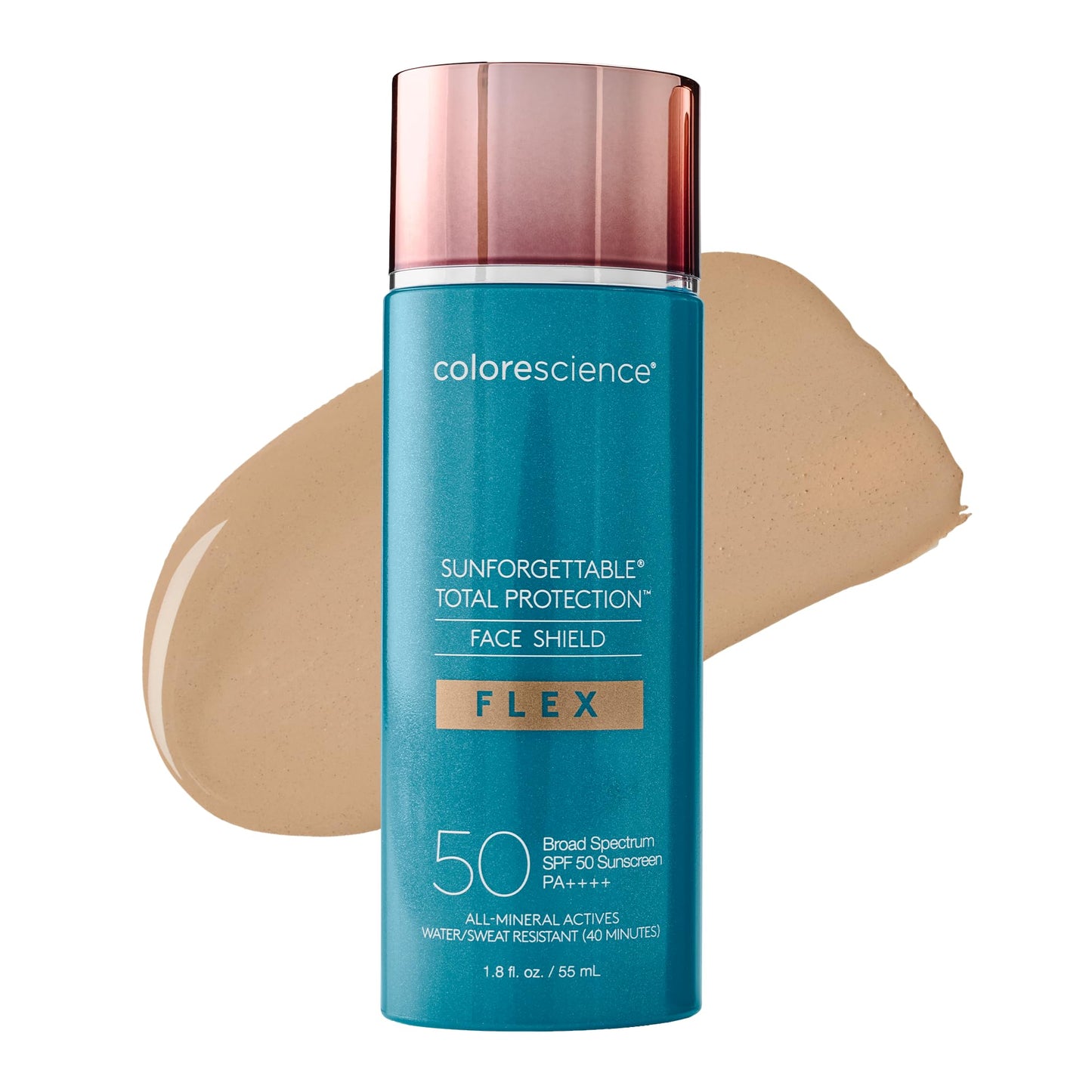 Colorescience FLEX Tinted Mineral Sunscreen SPF, Tone-Adapting Buildable Coverage with Zinc Oxide
