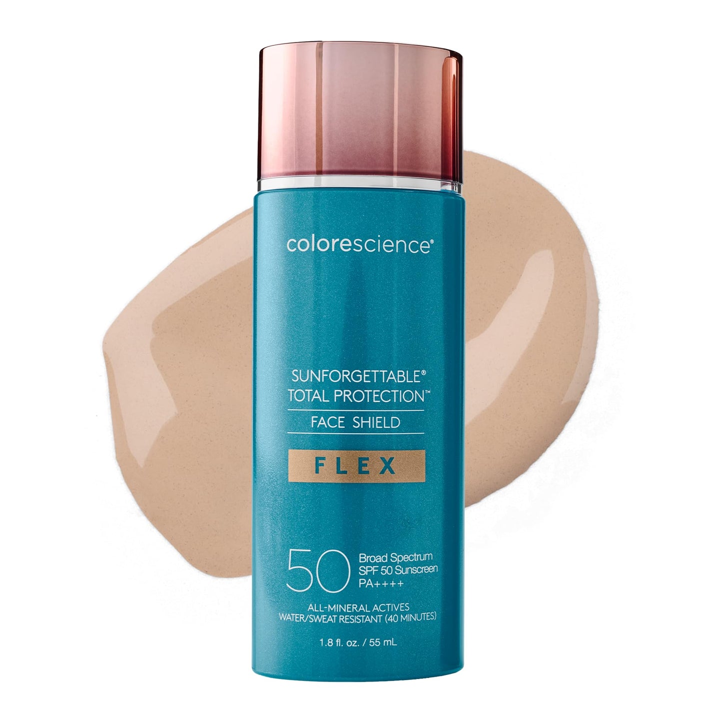 Colorescience FLEX Tinted Mineral Sunscreen SPF, Tone-Adapting Buildable Coverage with Zinc Oxide