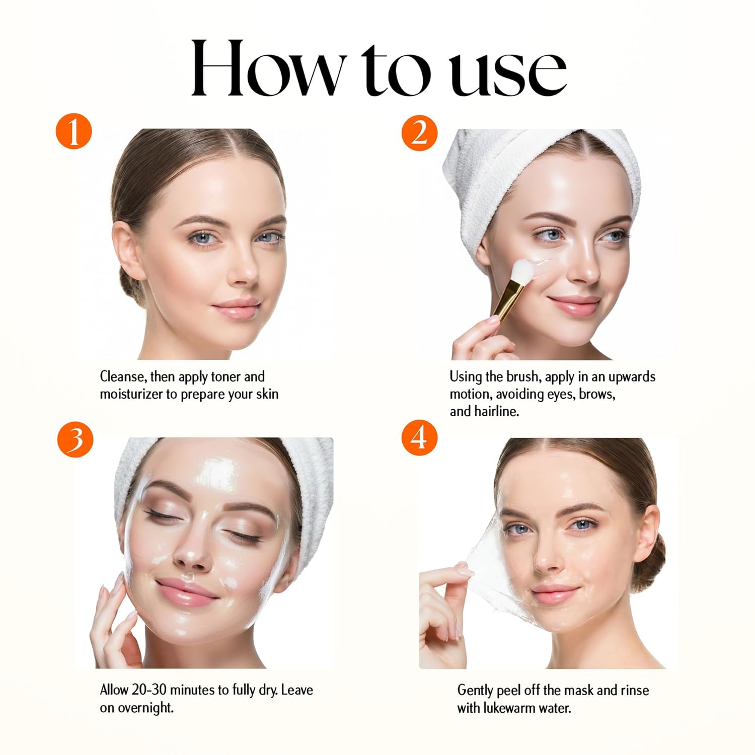 Clinical Resolution PDRN Collagen Night Wrapping Mask, All-In-One Nourish, Revitalize, Radiance for Youthful Glowing Skin Overnight Peel Off Face Mask Korean Skin Care Lab, 3.38 fl.oz 100ml