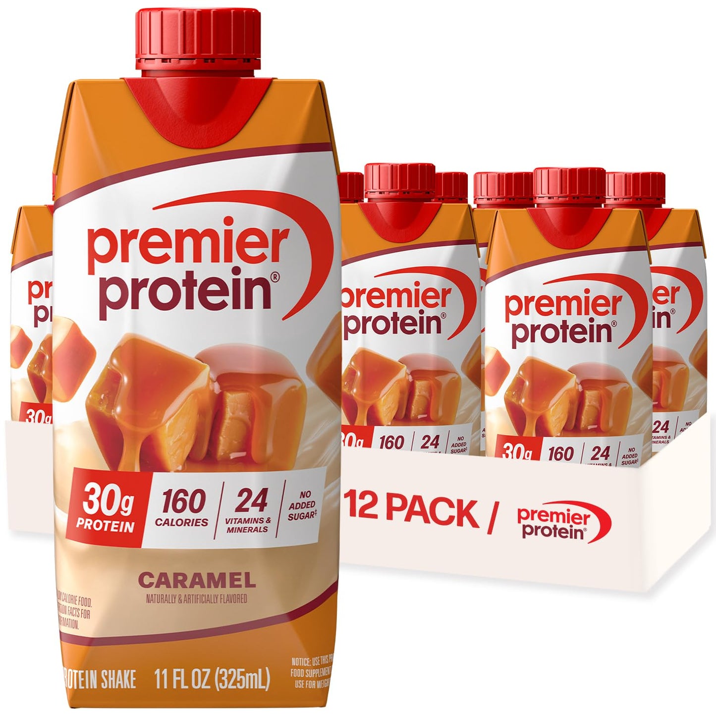 Premier Protein Shake, Liquid, Chocolate Peanut Butter, 30g Protein, Bottle, Gluten Free, 11 fl oz, 12 Pack